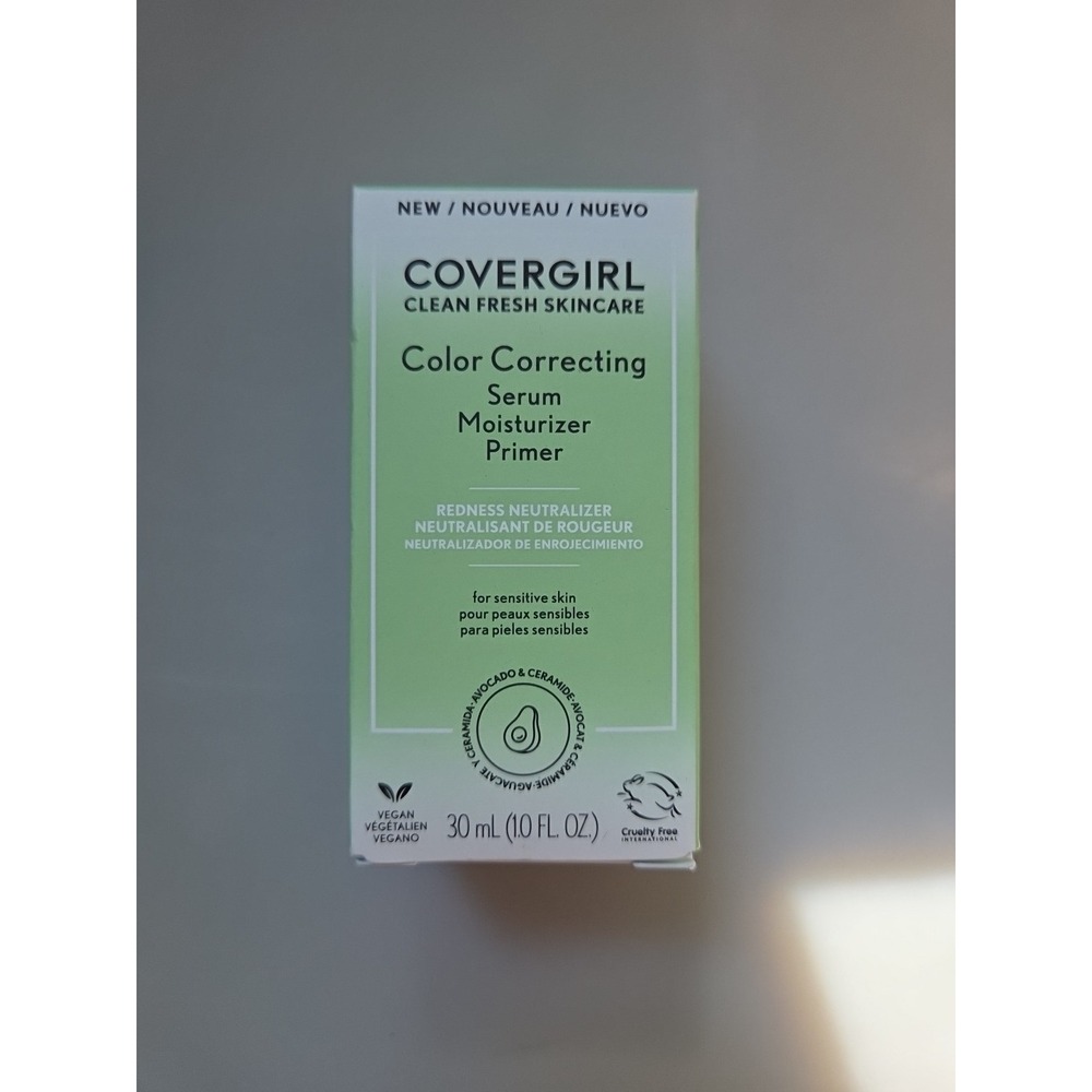 COVERGIRL Clean Fresh Skincare Color Correcting Serum + Moisturizer + Primer